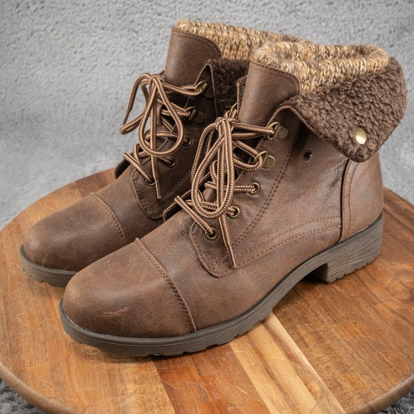 White Mountain Women's Winter Boot Brown Size 9 M - Picture 3 of 6